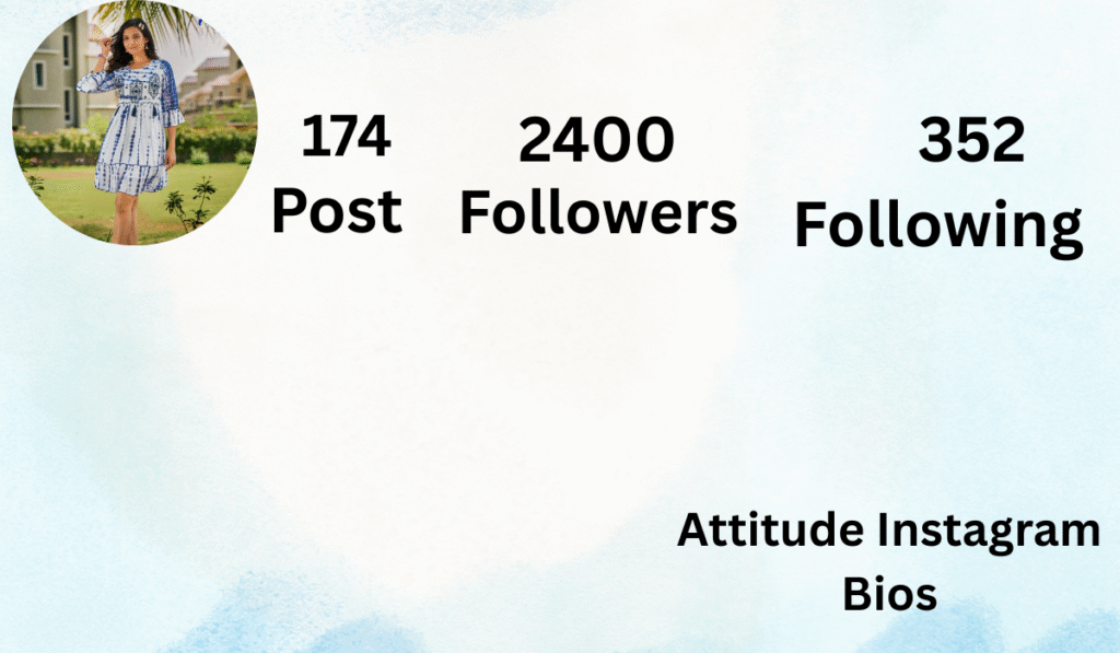 Attitude Instagram Bios