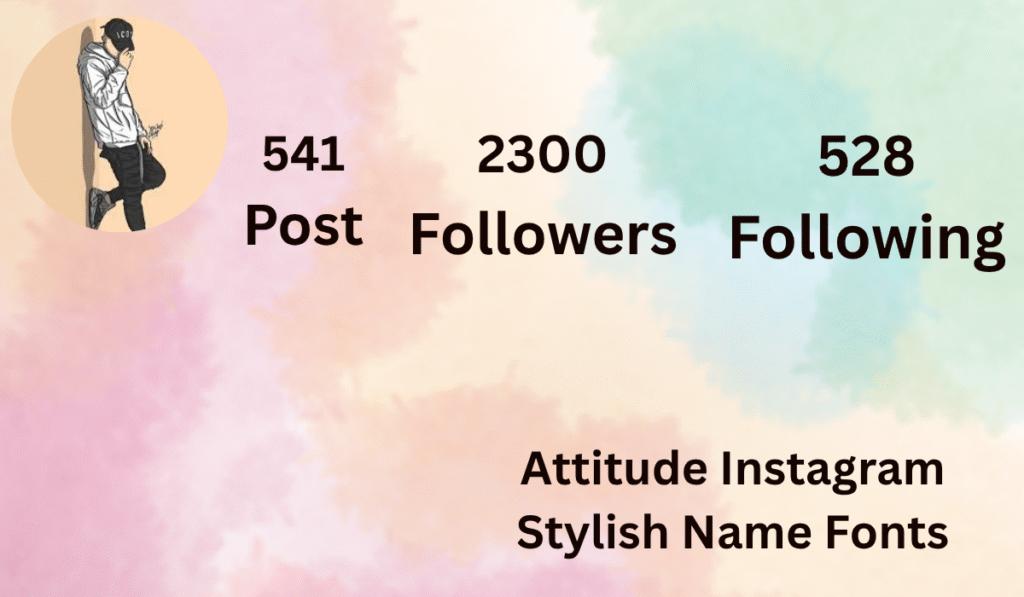 Attitude Instagram Stylish Name Fonts