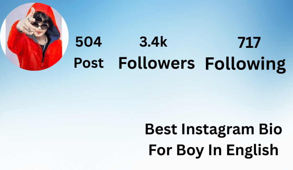 Best Instagram Bio For Boy In English