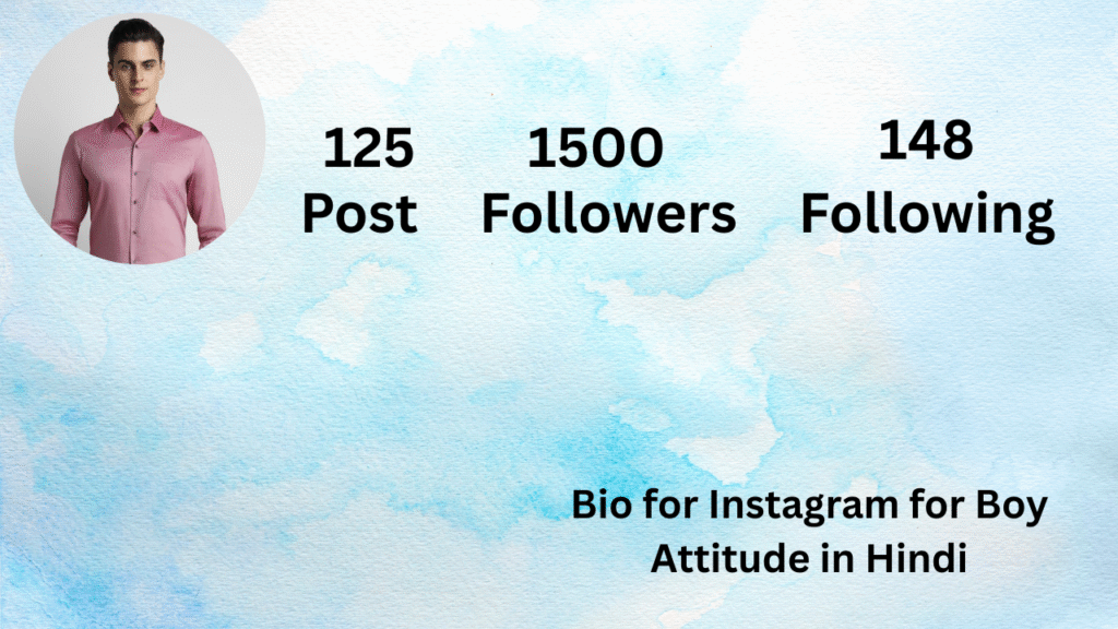 Bio for Instagram for Boy Attitude in Hindi