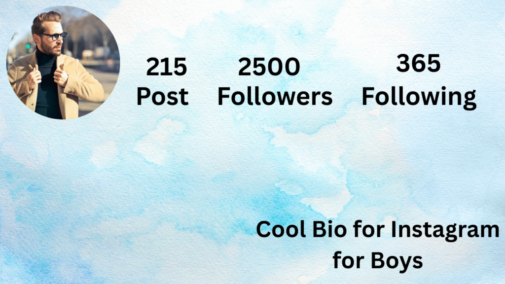 Cool Bio for Instagram for Boys