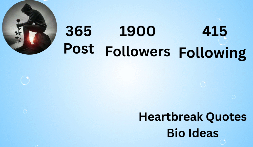 Heartbreak Quotes Bio Ideas