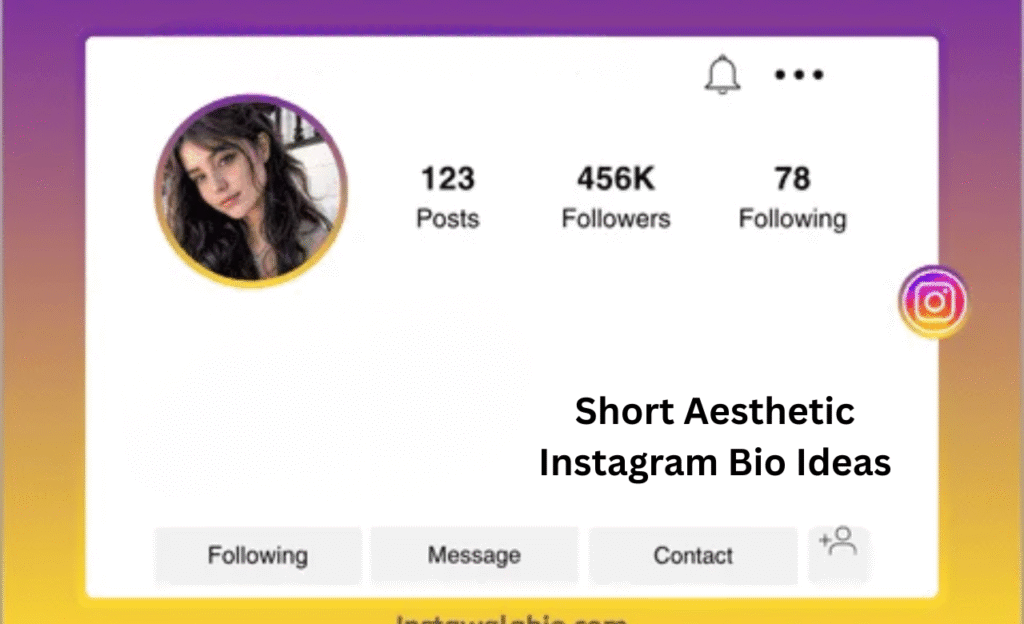 Short Aesthetic Instagram Bio Ideas
