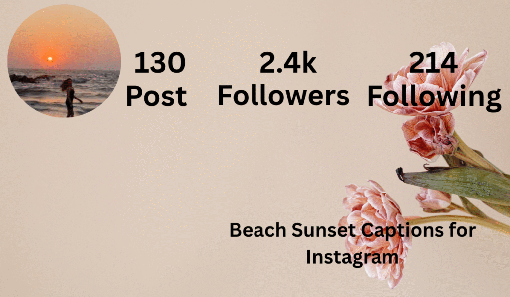 Beach Sunset Captions for Instagram