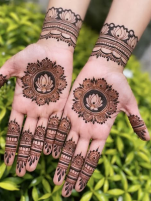 Minimal Royal Instagram Aesthetic Mehndi