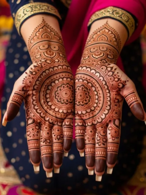 Royal Mandala Front Hand Design