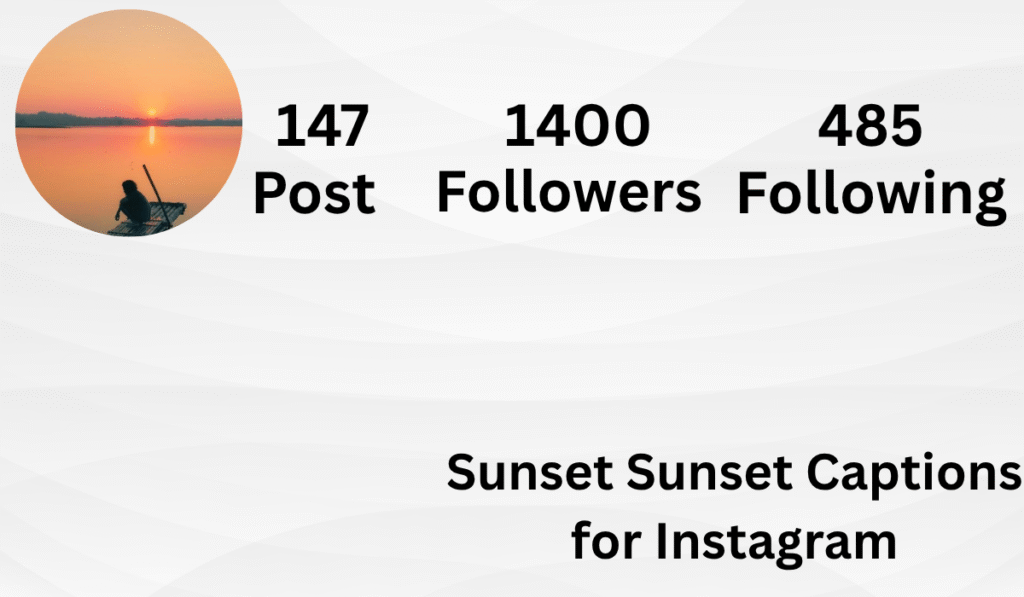 Sunset Sunset Captions for Instagram