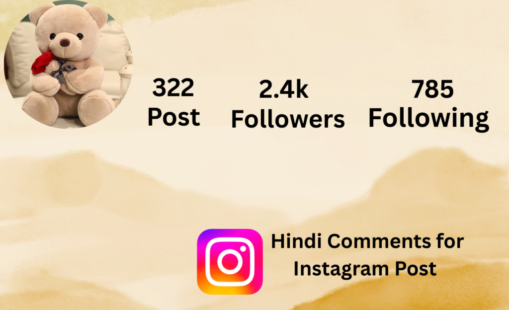 Hindi Comments for Instagram Post 